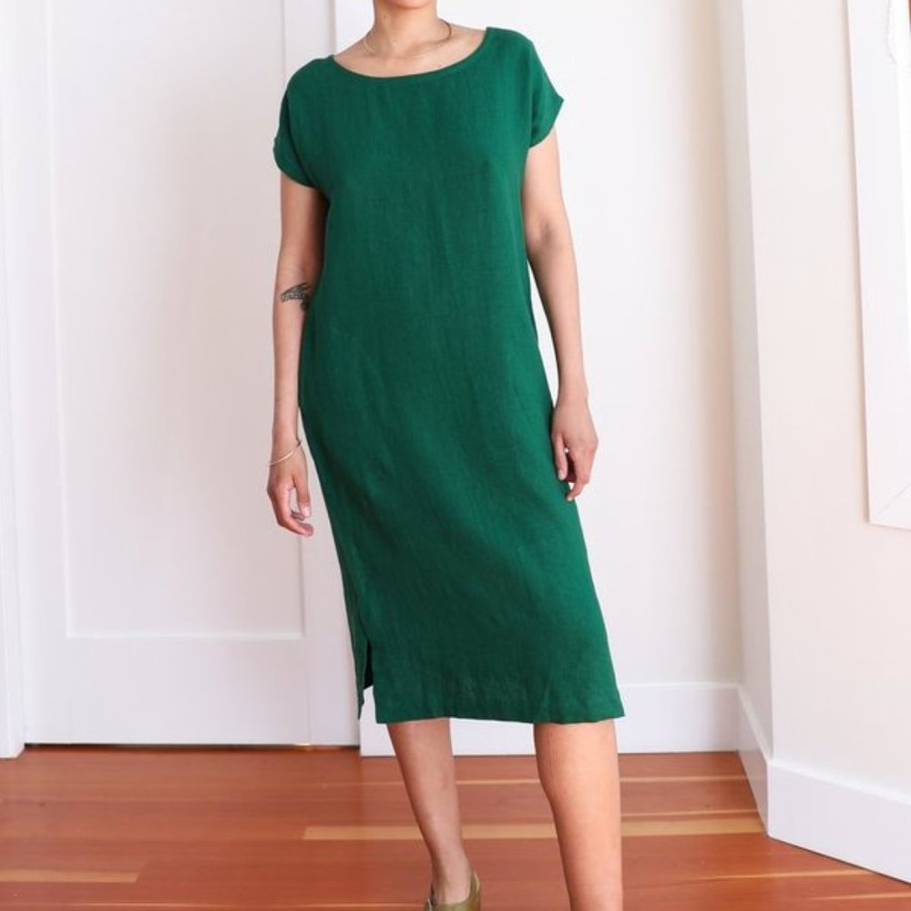 Gravel and Gold - Forti Dress in Basil (Size 1)